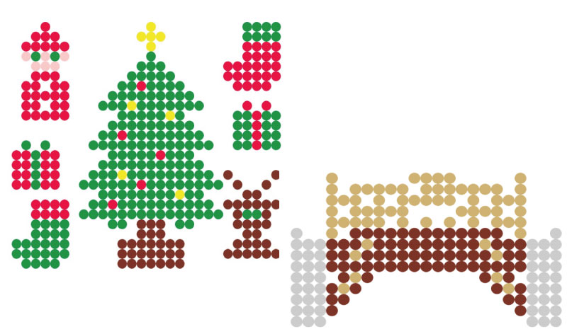 クリスマスツリーと猿橋